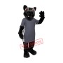 Realistic College Black Panther Mascot Costume