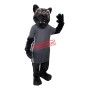 Realistic College Black Panther Mascot Costume