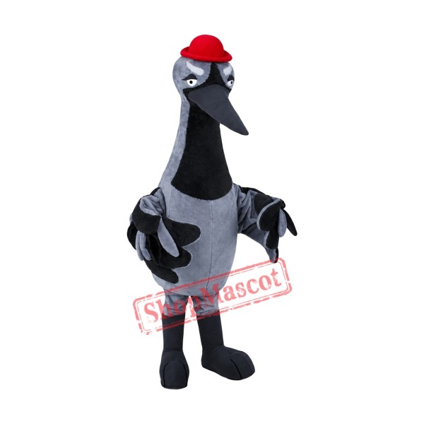 Crane Bird Mascot Costume