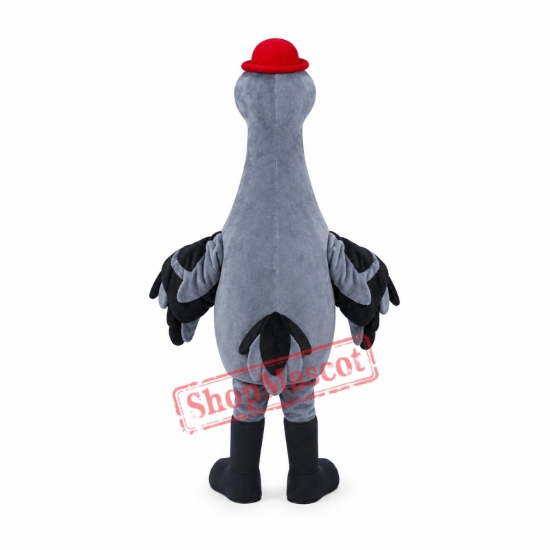 Crane Bird Mascot Costume Crane Bird Mascot Costume
