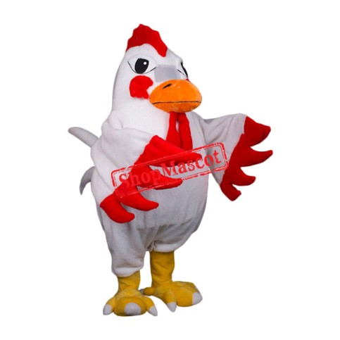 Superb Lightweight White Chicken Mascot Costume