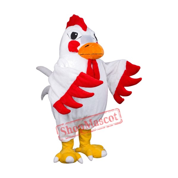 Superb Lightweight White Chicken Mascot Costume