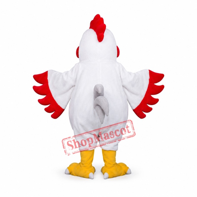 Superb Lightweight White Chicken Mascot Costume