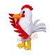 Superb Lightweight White Chicken Mascot Costume