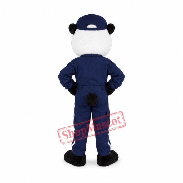 Police Badger Mascot Costume Police Badger Mascot Costume