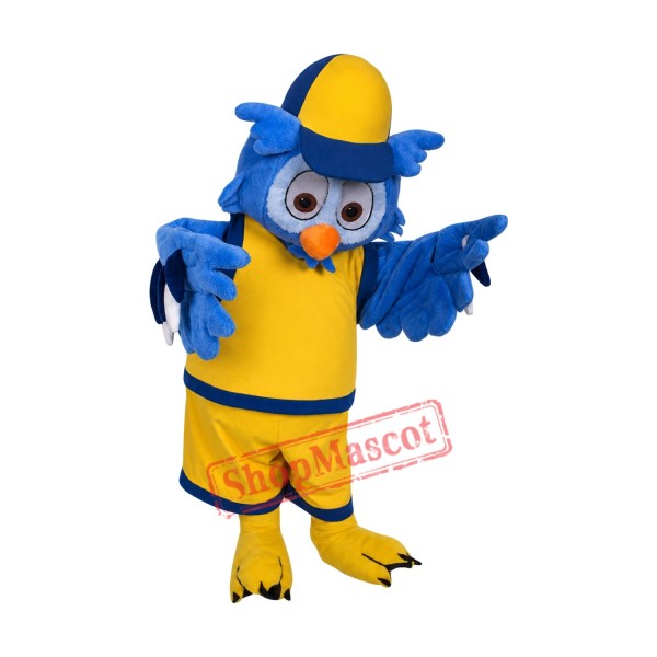 Lovely Lightweight Blue Owl Mascot Costume Lovely Lightweight Blue Owl Mascot Costume
