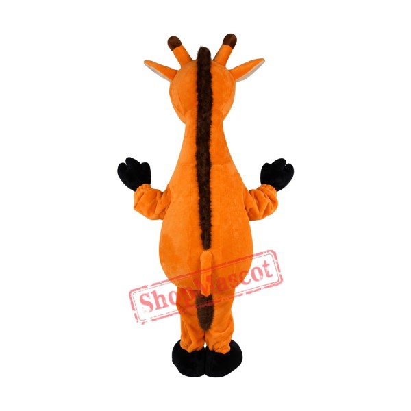 Friendly Realistic Giraffe Mascot Costume Friendly Realistic Giraffe Mascot Costume