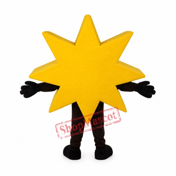 Happy Lightweight Yellow Star Mascot Costume Happy Lightweight Yellow Star Mascot Costume