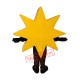 Happy Lightweight Yellow Star Mascot Costume