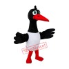 Superb White Stork Mascot Costume