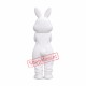 Smiling Lightweight White Rabbit Mascot Costume Smiling Lightweight White Rabbit Mascot Costume