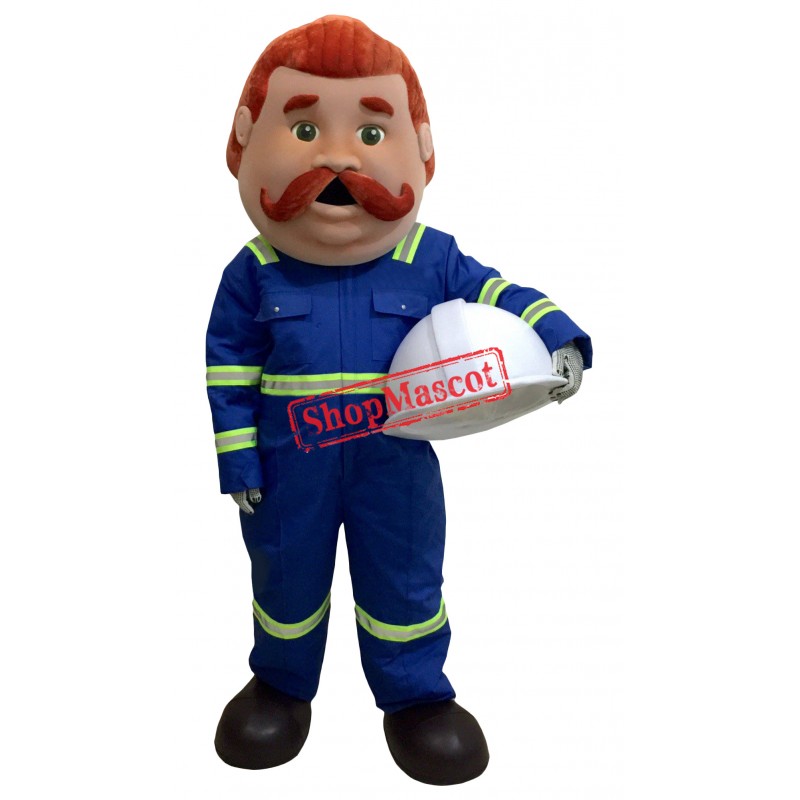 Professional Lightweight Firemen Mascot Costume