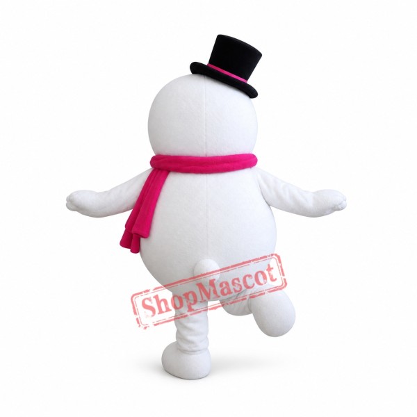 Friendly Lightweight Snowman Mascot Costume Friendly Lightweight Snowman Mascot Costume