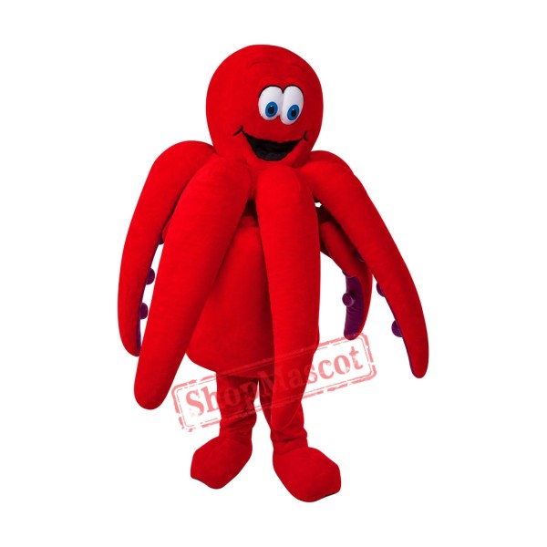 Friendly Lightweight Octopus Mascot Costume