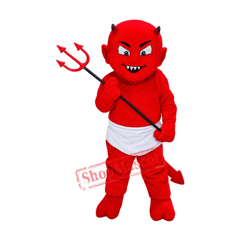 Superb Lightweight Red Devil Mascot Costume