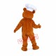 Happy Lightweight Chef Bear Mascot Costume