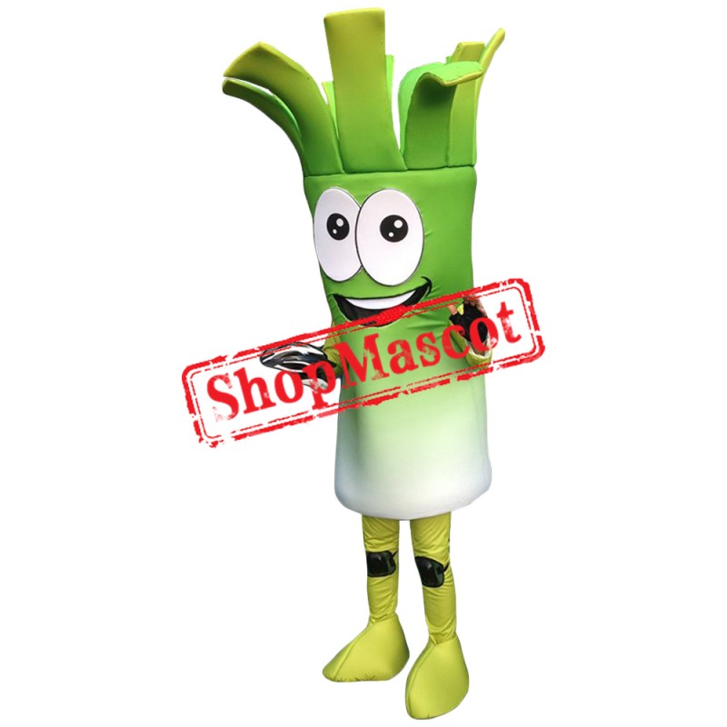 Green Onions Mascot Costume