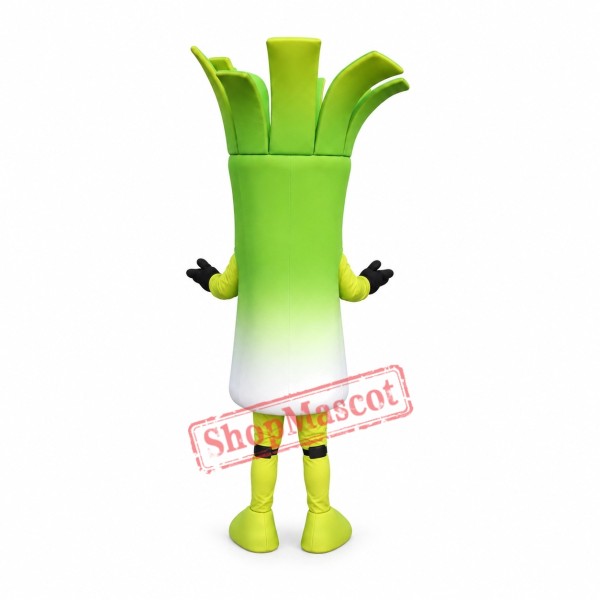 Green Onions Mascot Costume Green Onions Mascot Costume