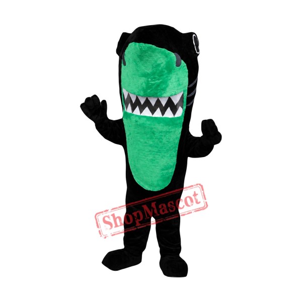 Superb Black Shark Mascot Costume