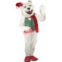 Holiday Bulldog Mascot Costume