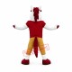 Sport Red Horsehair Horse Mascot Costume