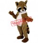 Brown Lightweight Raccoon Mascot Costume