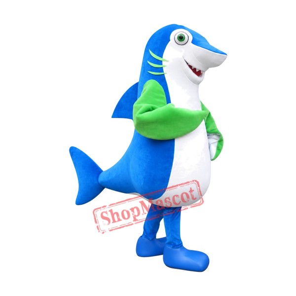 Friendly Lightweight Shark Mascot Costume