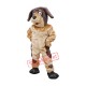 Happy Lightweight Brown Dog Mascot Costume Happy Lightweight Brown Dog Mascot Costume