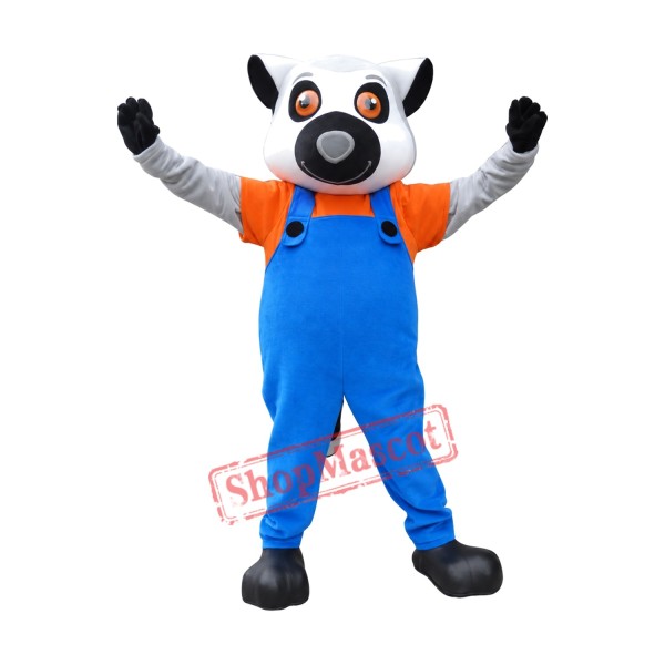 Happy Lightweight Lemur Mascot Costume Happy Lightweight Lemur Mascot Costume