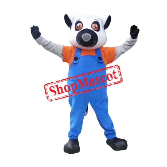 Happy Lightweight Lemur Mascot Costume