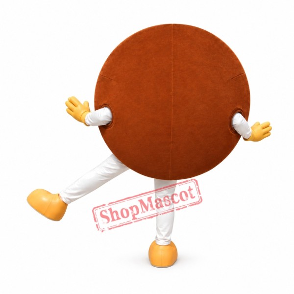 Happy Lightweight Cookies Mascot Costume Happy Lightweight Cookies Mascot Costume