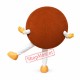 Happy Lightweight Cookies Mascot Costume Happy Lightweight Cookies Mascot Costume