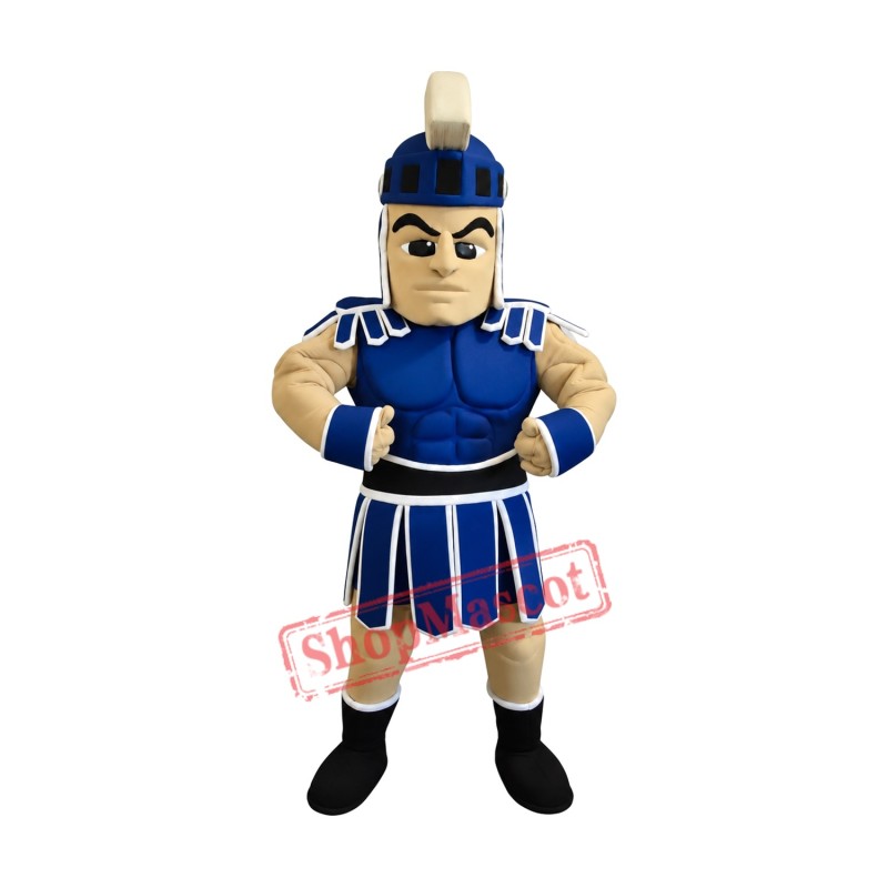 Blue Lightweight Spartan Mascot Costume Blue Lightweight Spartan Mascot Costume