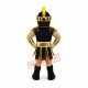 Friendly Lightweight Black Spartan Mascot Costume