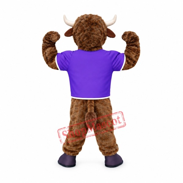 Power Lightweight Buffalo Mascot Costume Power Lightweight Buffalo Mascot Costume
