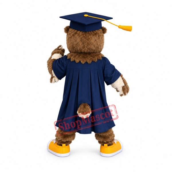 Supber University Owl Mascot Costume Supber University Owl Mascot Costume
