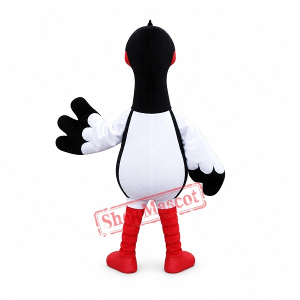Superb Black Stork Mascot Costume Superb Black Stork Mascot Costume