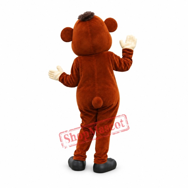 Happy Realistic Monkey Mascot Costume Happy Realistic Monkey Mascot Costume