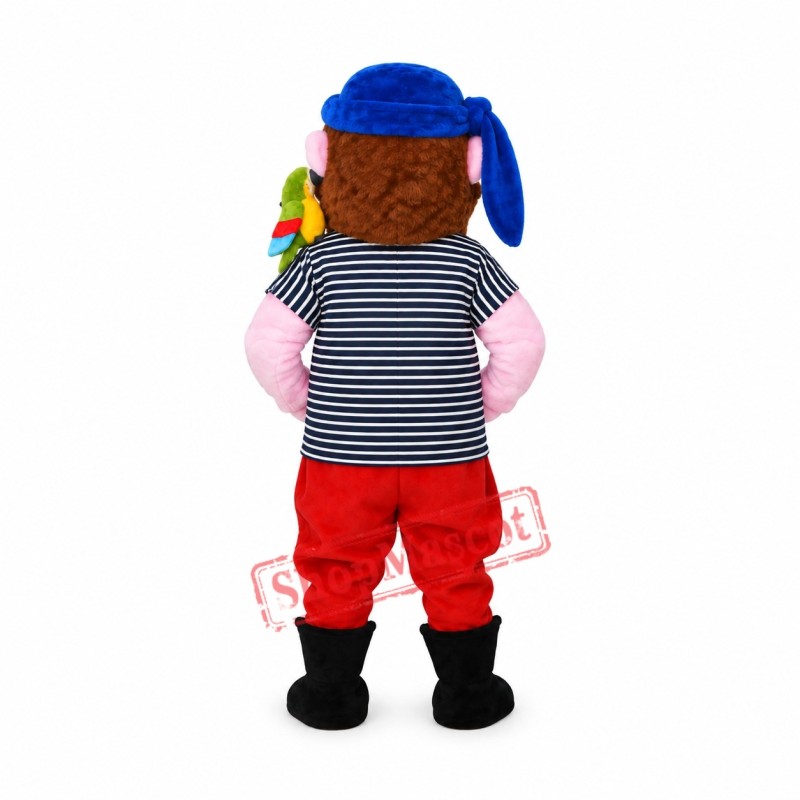 Friendly Realistic Pirate Mascot Costume Friendly Realistic Pirate Mascot Costume