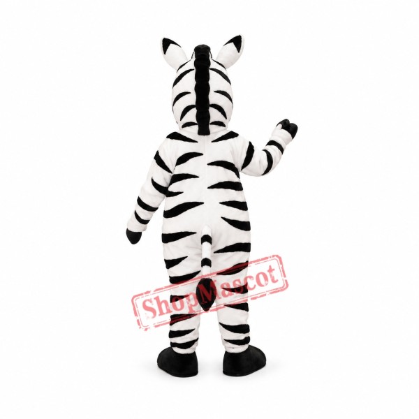 Friendly Realistic Zebra Mascot Costume Friendly Realistic Zebra Mascot Costume