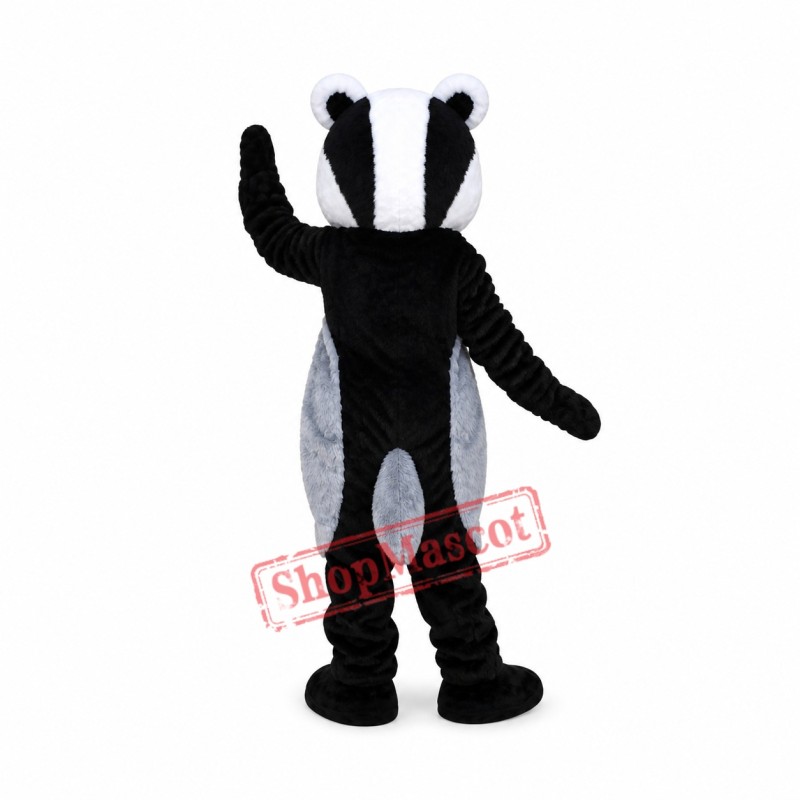 Friendly Realistic Badger Mascot Costume Friendly Realistic Badger Mascot Costume