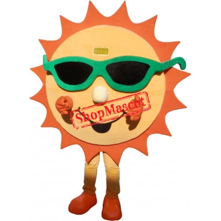 Lovely Realistic Sun Mascot Costume