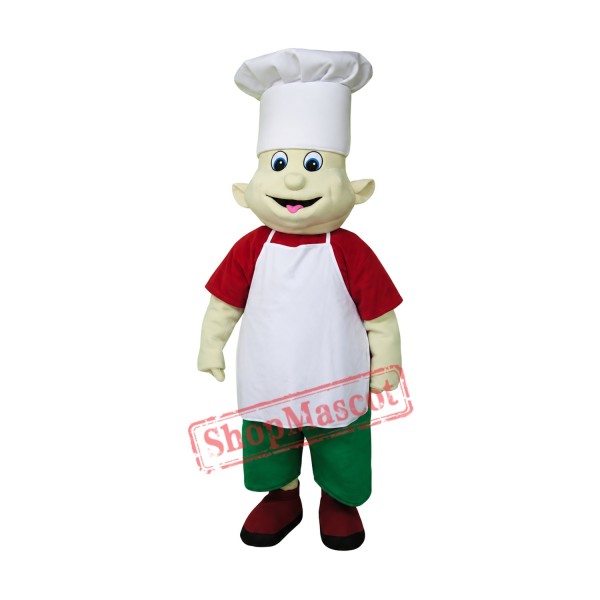 Superb Lightiweght Chef Mascot Costume