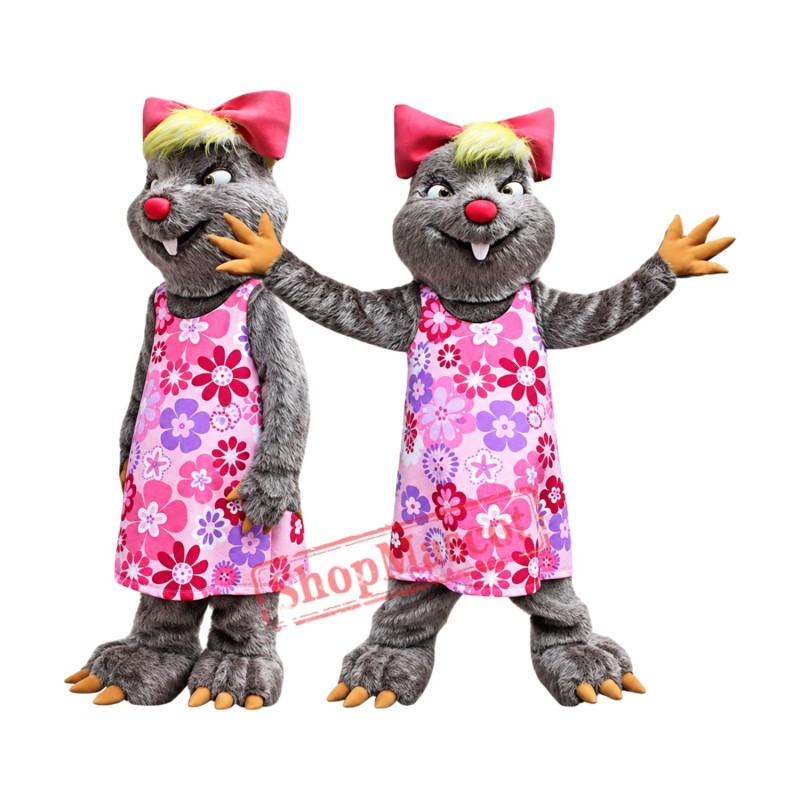 Stylish Female Mouse Mascot Costume Stylish Female Mouse Mascot Costume