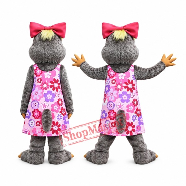 Stylish Female Mouse Mascot Costume Stylish Female Mouse Mascot Costume