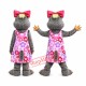Stylish Female Mouse Mascot Costume Stylish Female Mouse Mascot Costume