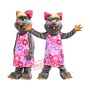 Stylish Female Mouse Mascot Costume