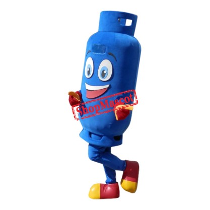 Blue Gas Tank Mascot Costume