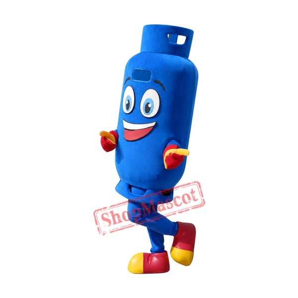 Blue Gas Tank Mascot Costume