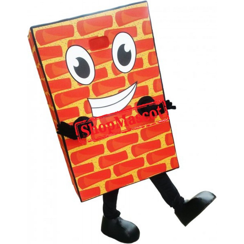 Brick Wall Mascot Costume